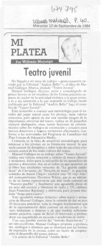 Teatro juvenil
