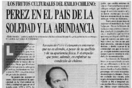Pérez en el país de la soledad y la abundancia
