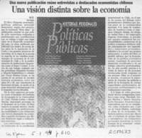 Una visión distinta sobre la economía  [artículo] M. D.