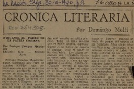 O'Higgins, el padre de la patria chilena  [artículo] Domingo Melfi.