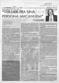 "Teillier era una persona macanuda" (entrevista)