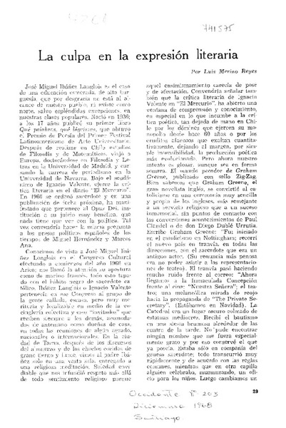 La culpa en la expresión literaria