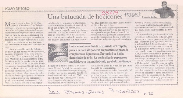 Una batucada de hocicones