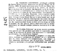 El perdido universo
