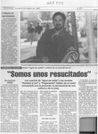 "Somos unos resucitados"  [artículo] María Eugenia Meza.
