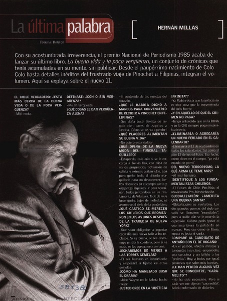 La última palabra