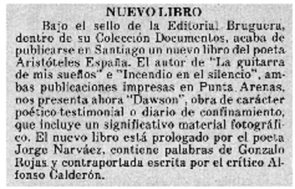 Nuevo libro