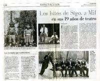 Los hitos de Stgo. a Mil en sus 19 años de teatro  [artículo] Eduardo Miranda.