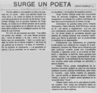 Surge un poeta