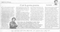 Con la goma puesta