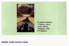 Nadie calla nunca nada