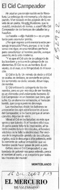 El Cid Campeador