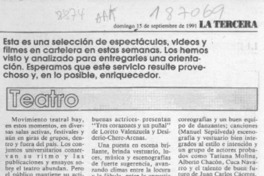 Arriba el telón  [artículo] Yolanda Montecinos.