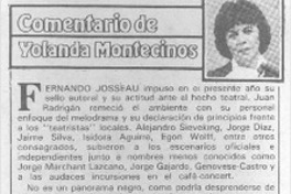 Comentario de Yolanda Montecinos