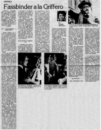 Fassbinder a la Griffero