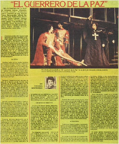 "El guerrero de la paz"