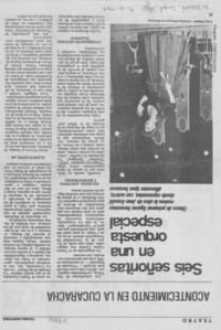 Seis señoritas en una orquesta especial