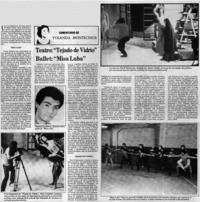 Teatro "Tejado de vidrio" ballete, "Misa Luba"