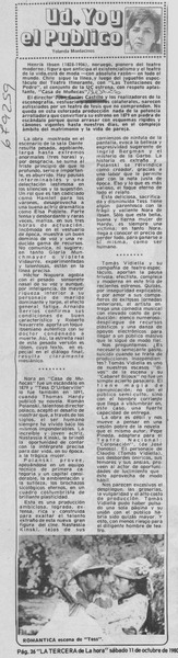 Ud. yo y el público