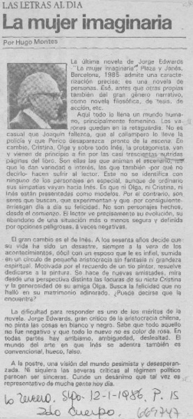 La mujer imaginaria