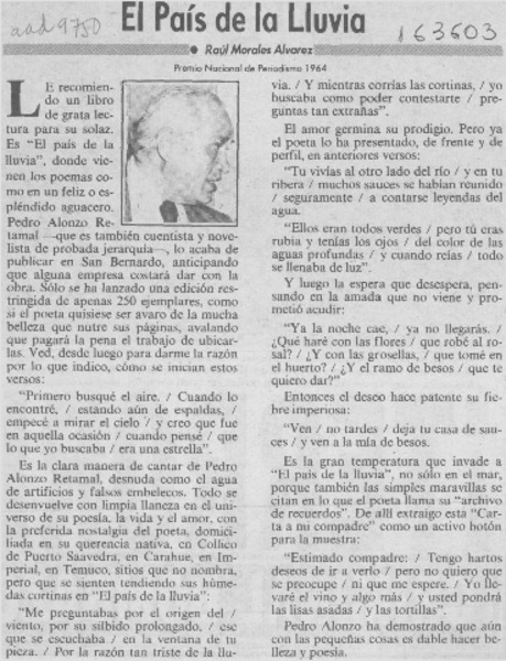 El país de la lluvia