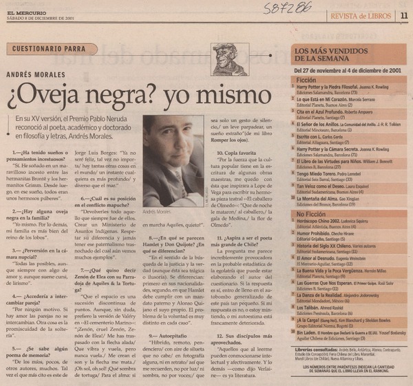 ¿Oveja negra? yo mismo