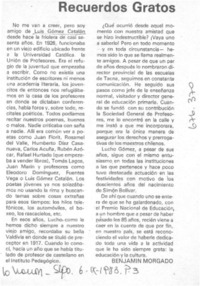 Recuerdos gratos
