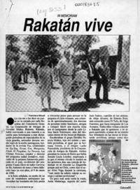 Rakatán vive