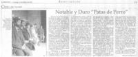 Notable y duro "Patas de perro"