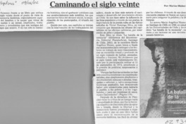 Caminando el siglo veinte  [artículo] Marino Muñoz Lagos