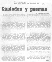 Ciudades y poemas