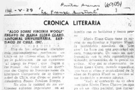 Crónica literaria