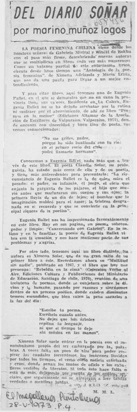Del diario soñar