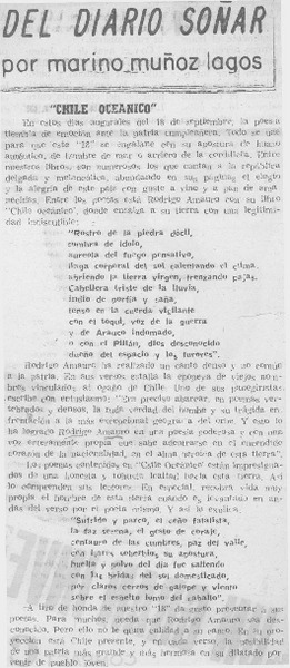 Del diario soñar