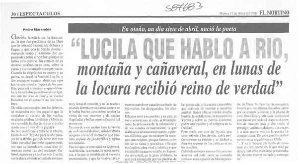 El Chile de otro tiempo  [artículo] Marino Muñoz Lagos