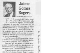 Jaime Gómez Rogers