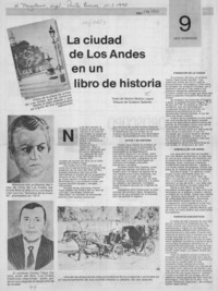 La ciudad de Los Andes en un libro de historia