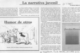 La narrativa juvenil  [artículo] Marino Muñoz Lagos.
