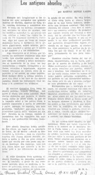 Los antiguos abuelos