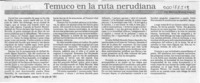 Temuco en la ruta nerudiana  [artículo] Marino Muñoz Lagos.