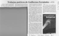 Trabajos poéticos Guillermo Fernández  <artículo> Marino Muñoz Lagos