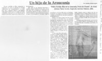Un hijo de la Araucanía