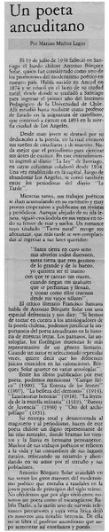 Un poeta ancuditano