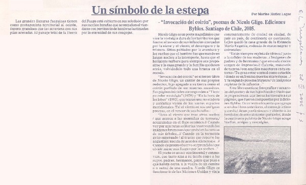 Un símbolo de la estepa