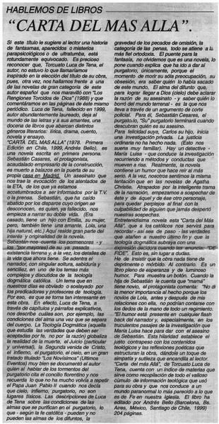 Carta del más allá"