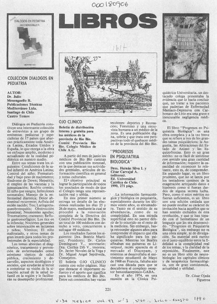 Libros  [artículo] César Ojeda Figueroa.