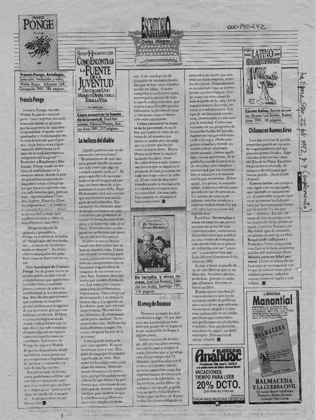 El smog de Rosasco  [artículo] Carlos Olivárez.