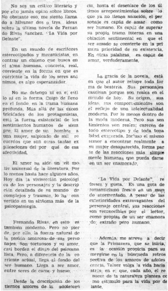 La vida por delante"