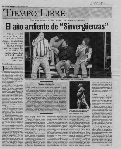 El año ardiente de "Sinvergüenzas"  [artículo] Marcela de Pablo