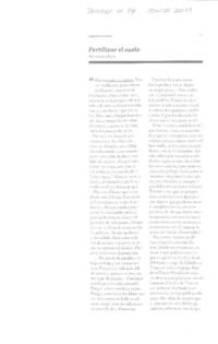 Fertilizar el suelo
